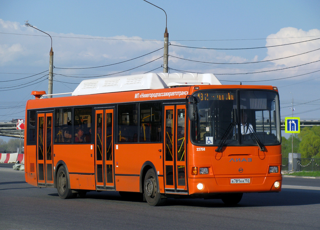 Нижегородская область, ЛиАЗ-5293.70 № 22758