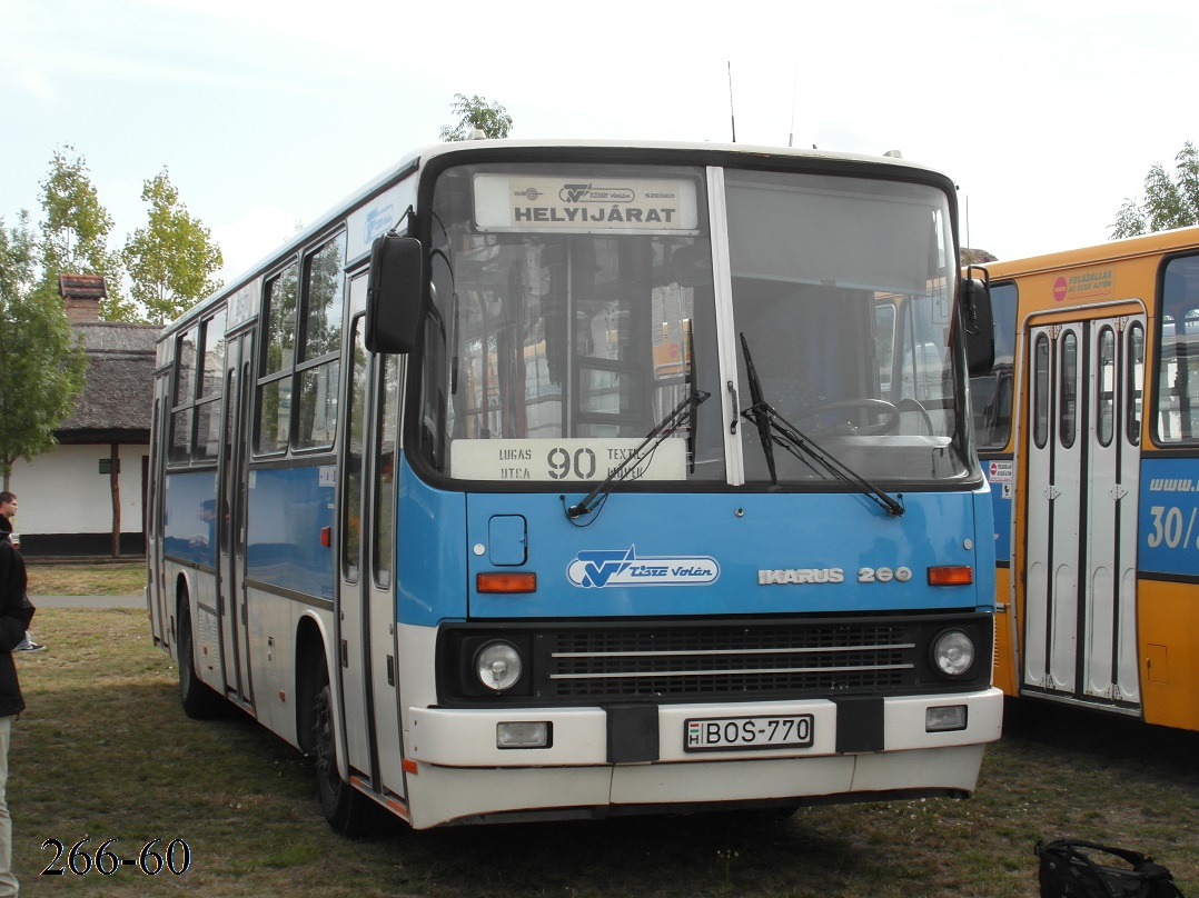 Венгрия, Ikarus 260.50 № BOS-770; Венгрия — VI. Nemzetközi Ikarus, Csepel és Veteránjármű Találkozó, Polgár (2013)