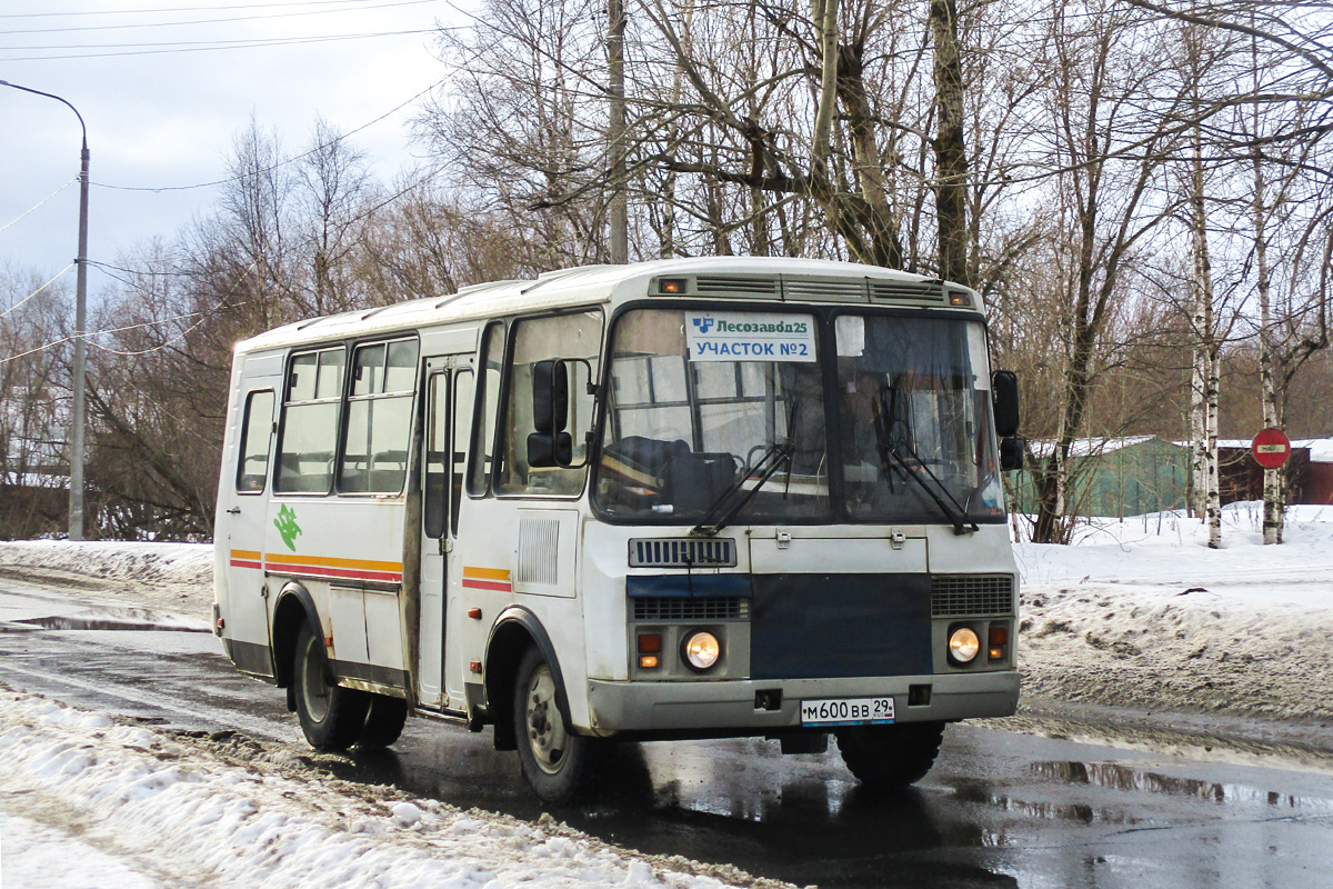 Архангельская область, ПАЗ-32053 № М 600 ВВ 29