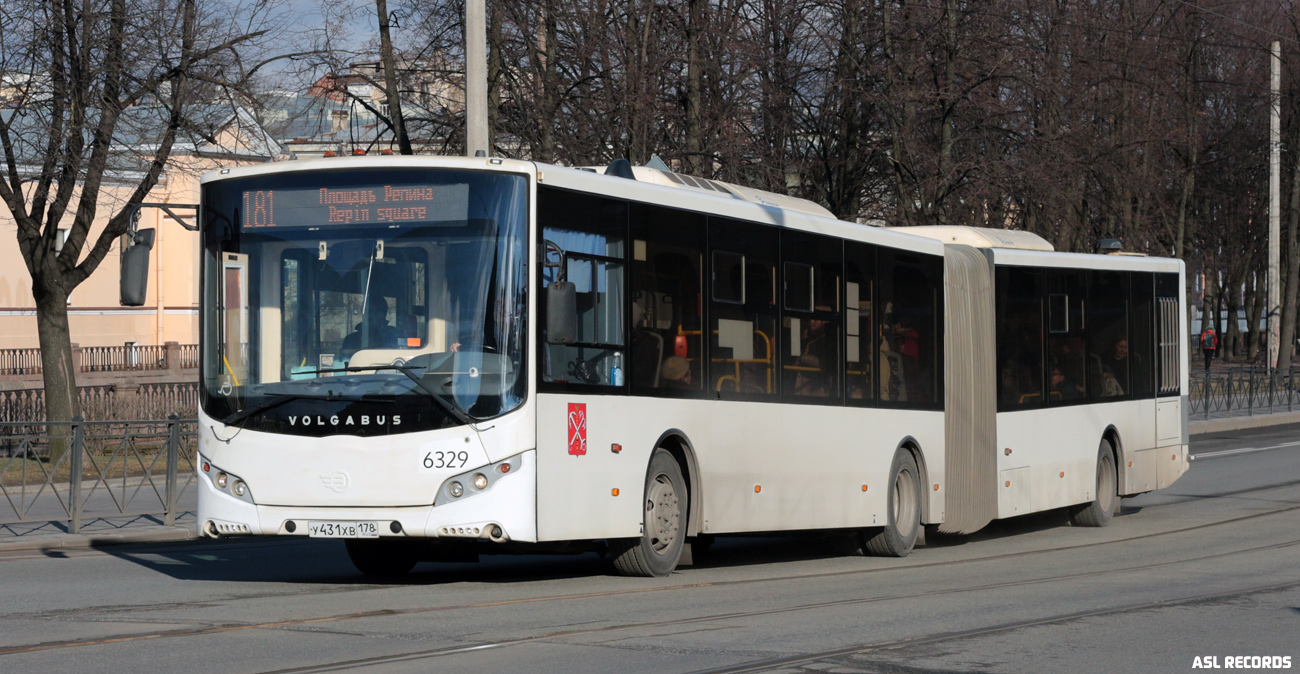 Санкт-Петербург, Volgabus-6271.05 № 6329