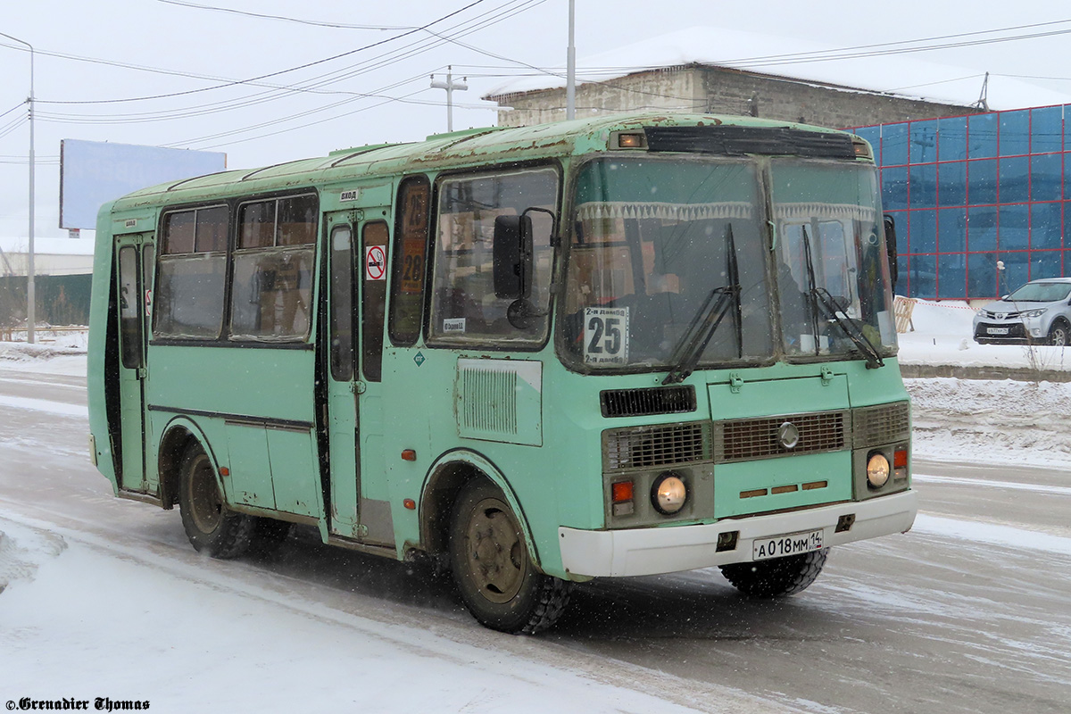 Саха (Якутия), ПАЗ-32054 № А 018 ММ 14