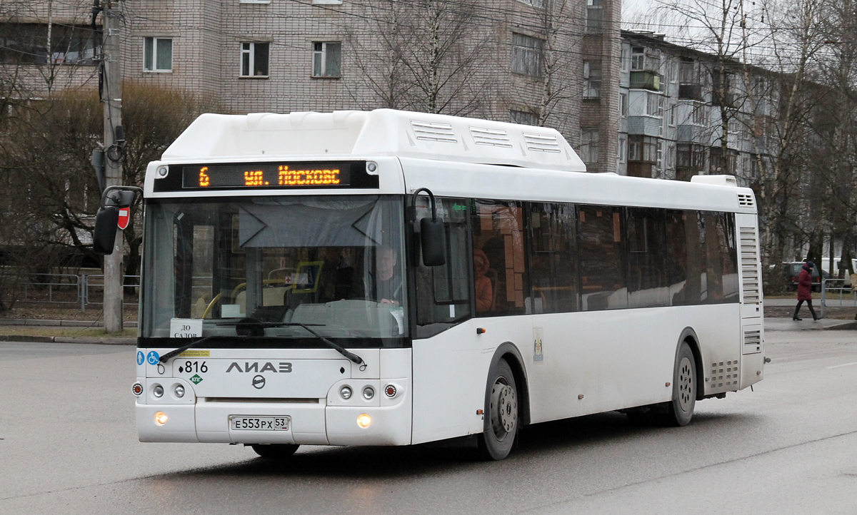 Новгородская область, ЛиАЗ-5292.67 (CNG) № 816