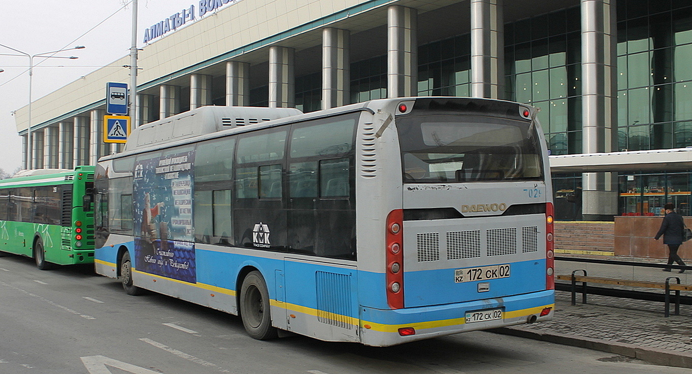 Алматы, Guilin Daewoo GDW6126CNG (СемАЗ) № 7029