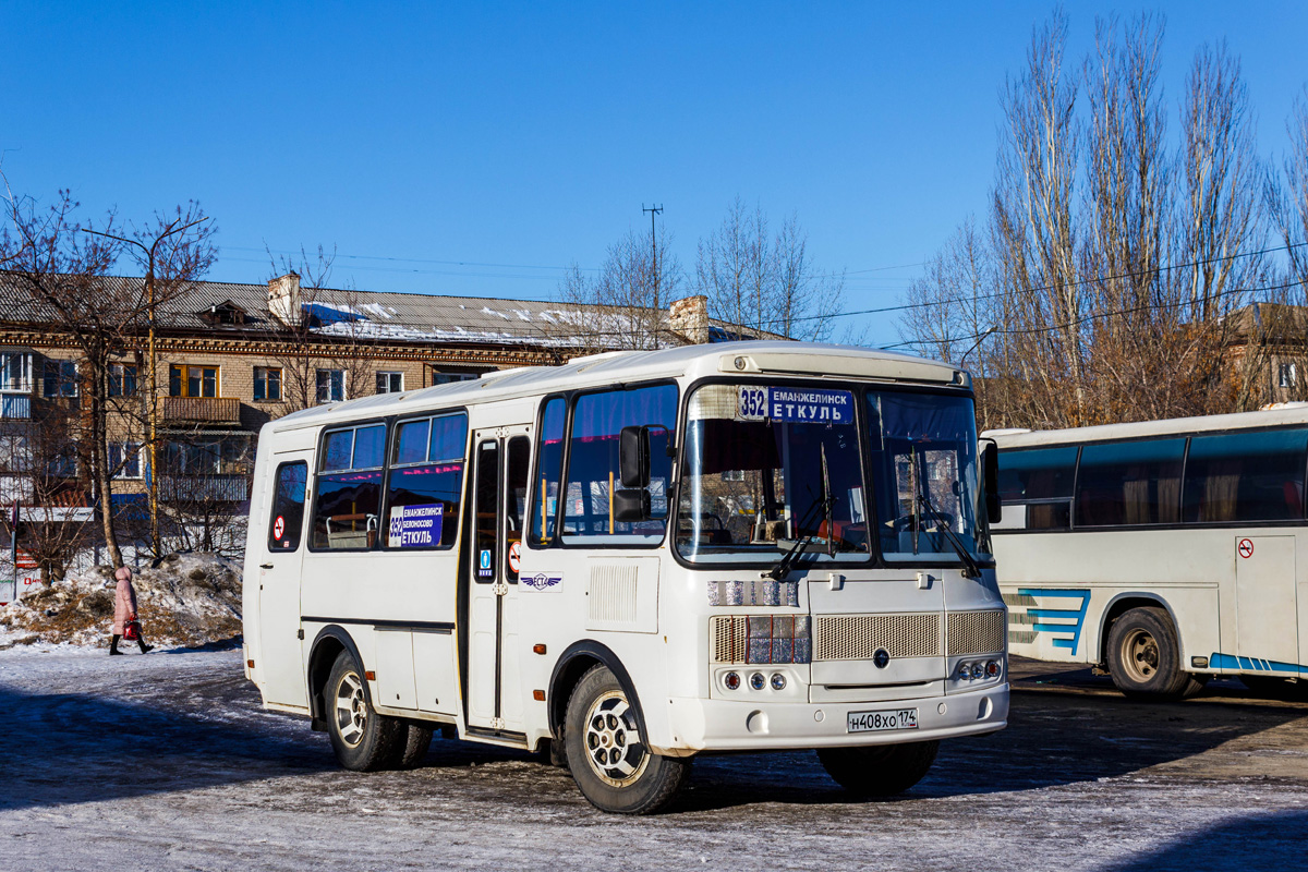 Челябинская область, ПАЗ-32053 № Н 408 ХО 174