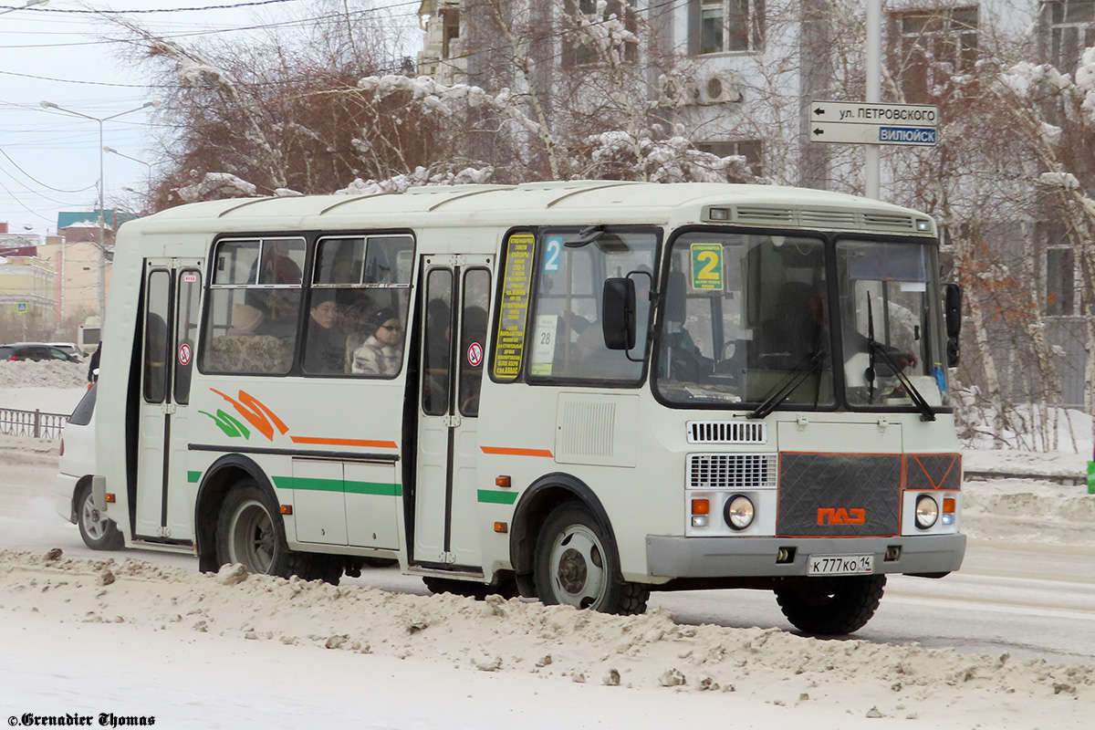 Саха (Якутия), ПАЗ-32054 № К 777 КО 14