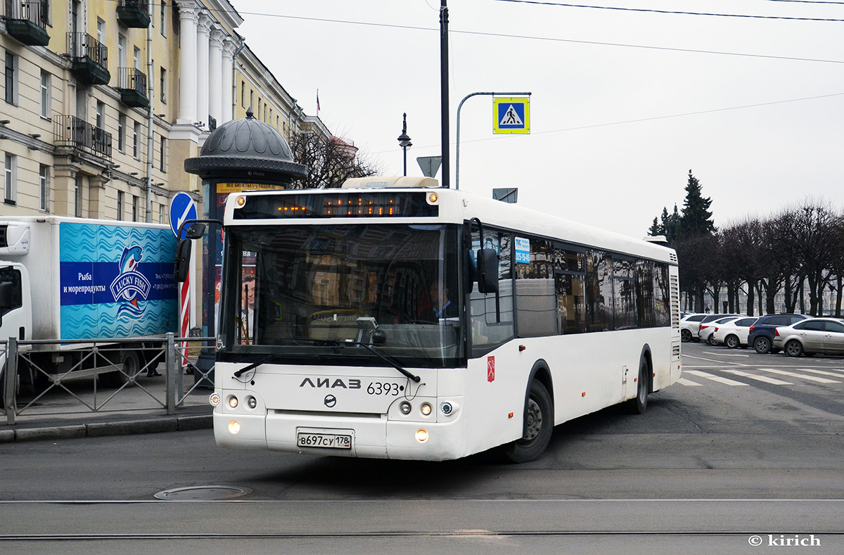 Санкт-Петербург, ЛиАЗ-5292.60 № 6393