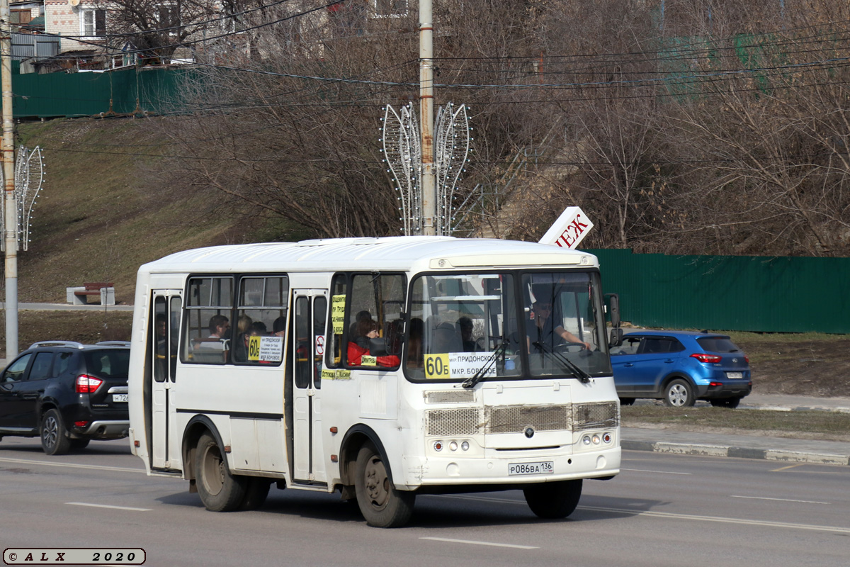 Воронежская область, ПАЗ-320540-04 № Р 086 ВА 136