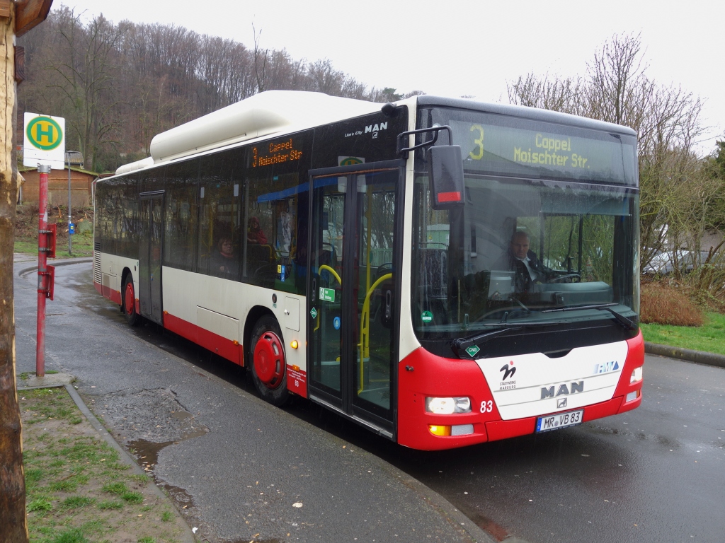 Гессен, MAN A21 Lion's City NL313 CNG № 83