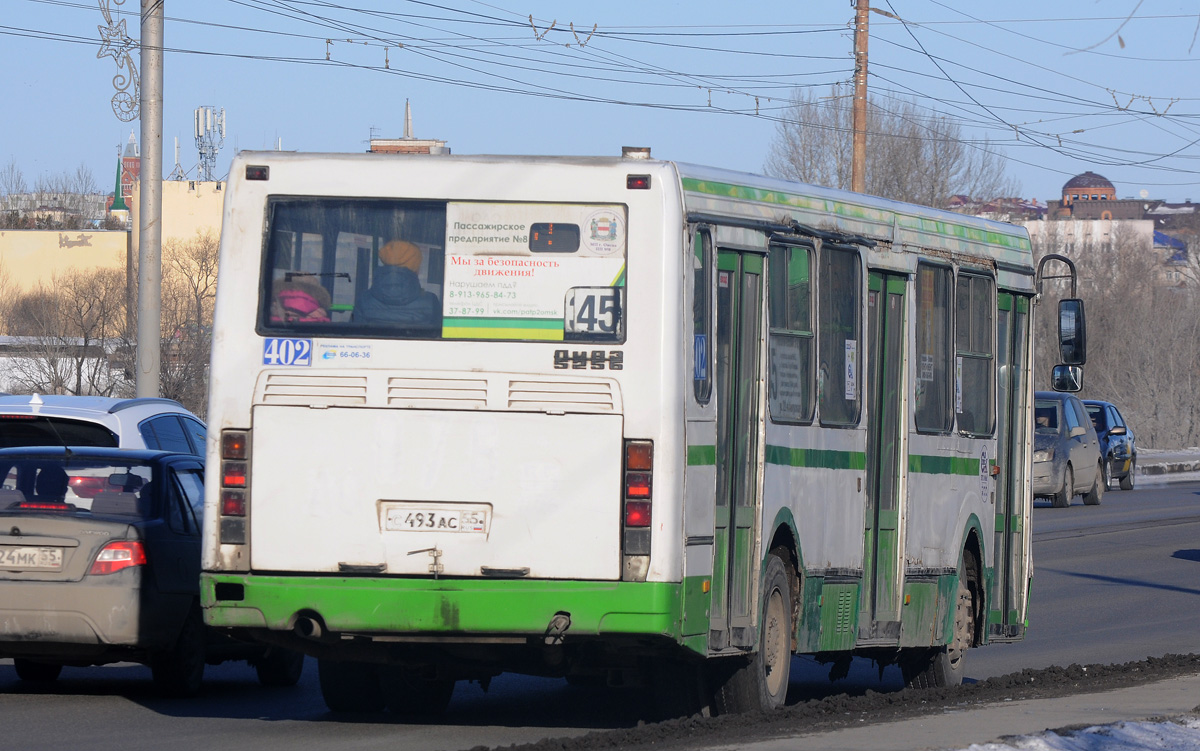Omsk region, LiAZ-5256.45 Nr. 402