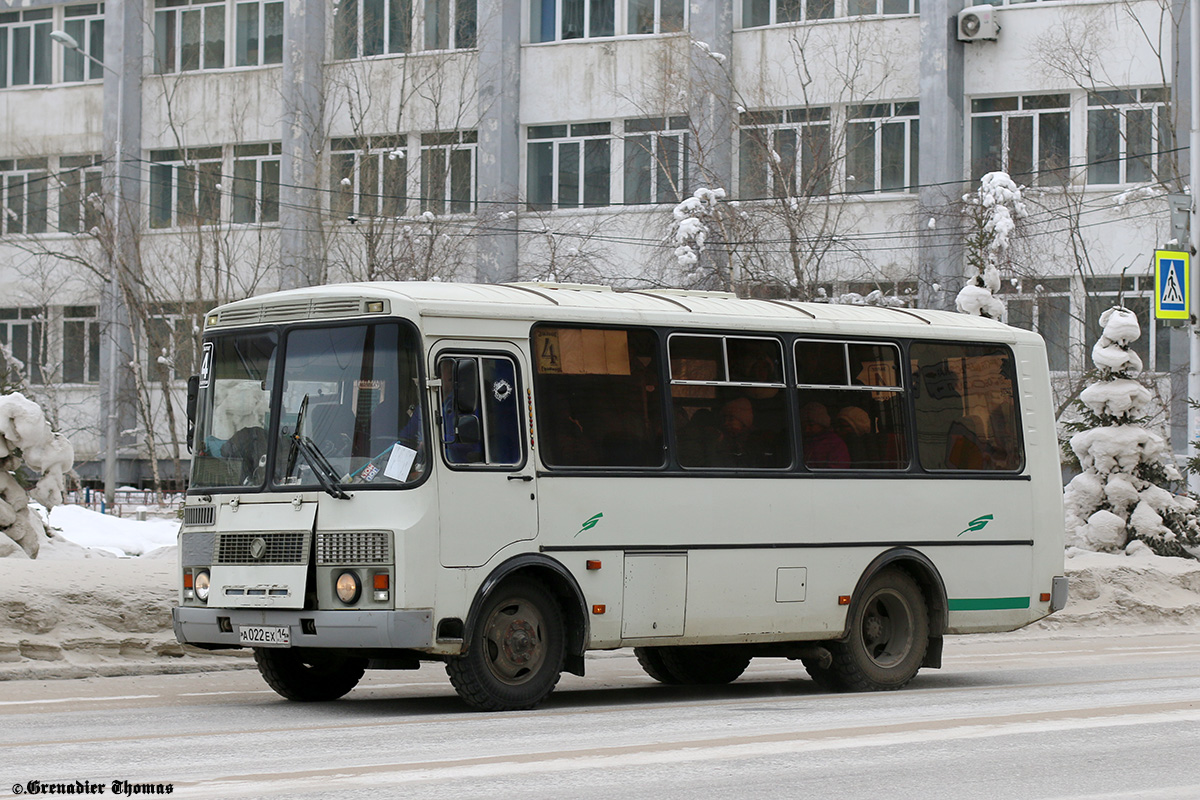 Саха (Якутия), ПАЗ-32054 № А 022 ЕХ 14