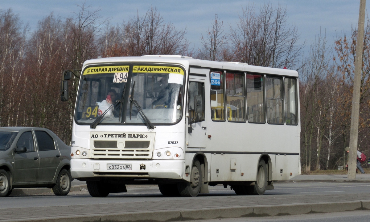 Санкт-Петербург, ПАЗ-320402-05 № К 032 ХА 82