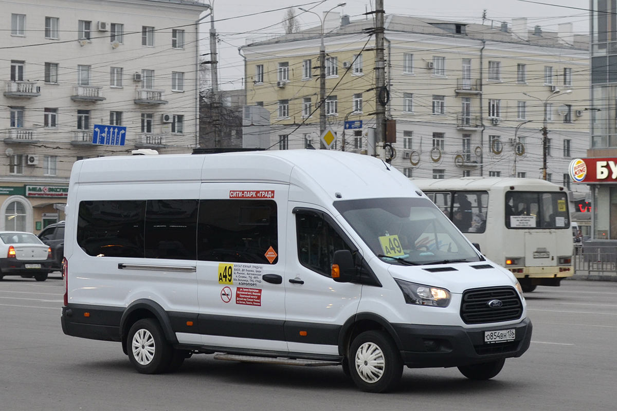 Воронежская область, Ford Transit FBD [RUS] (Z6F.ESG.) № О 854 ВН 136