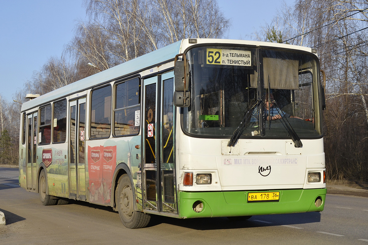 Воронежская область, ЛиАЗ-5256.26 № ВА 178 36