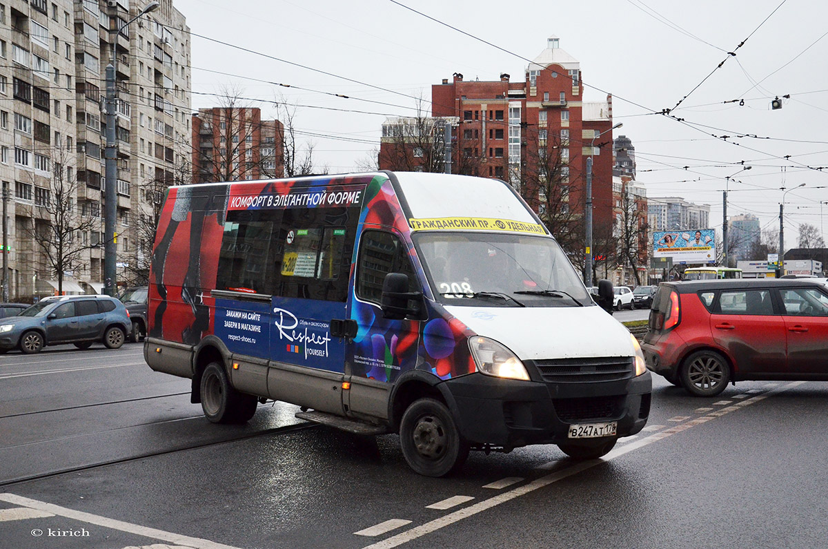 Санкт-Петербург, Нижегородец-2227UT (IVECO Daily) № В 247 АТ 178