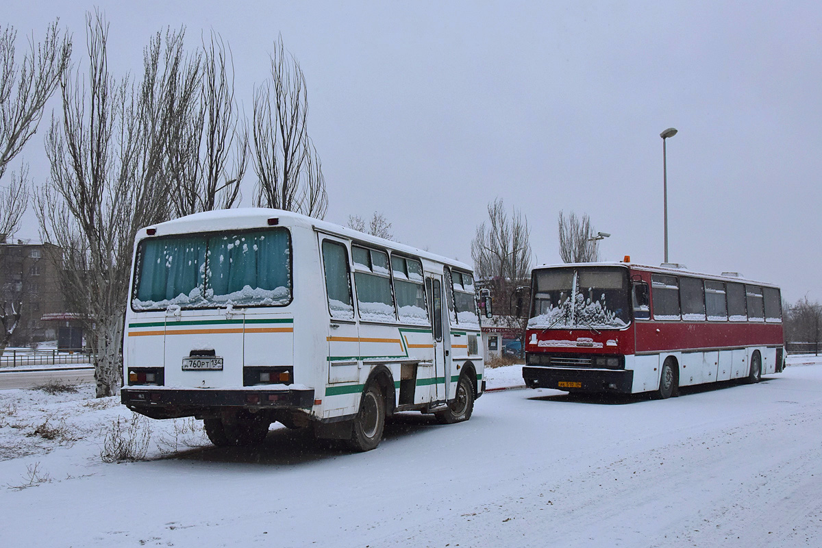 Волгоградская область, ПАЗ-3205 (00) № А 760 РТ 134; Волгоградская область, Ikarus 250.93 № АК 510 34