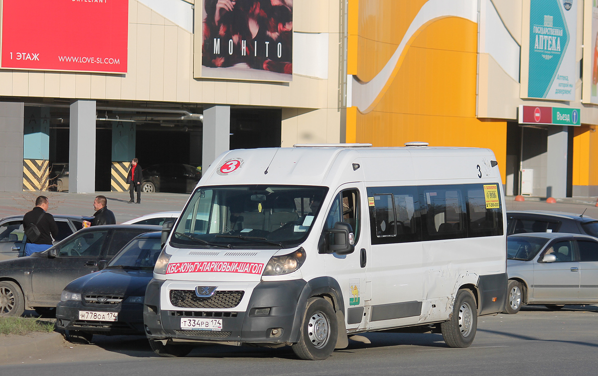 Челябинская область, Нижегородец-2227SK (Peugeot Boxer) № Т 334 РВ 174