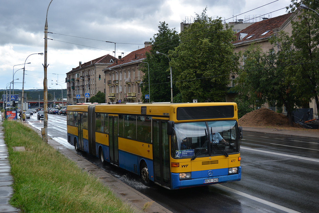 Литва, Mercedes-Benz O405G № 477