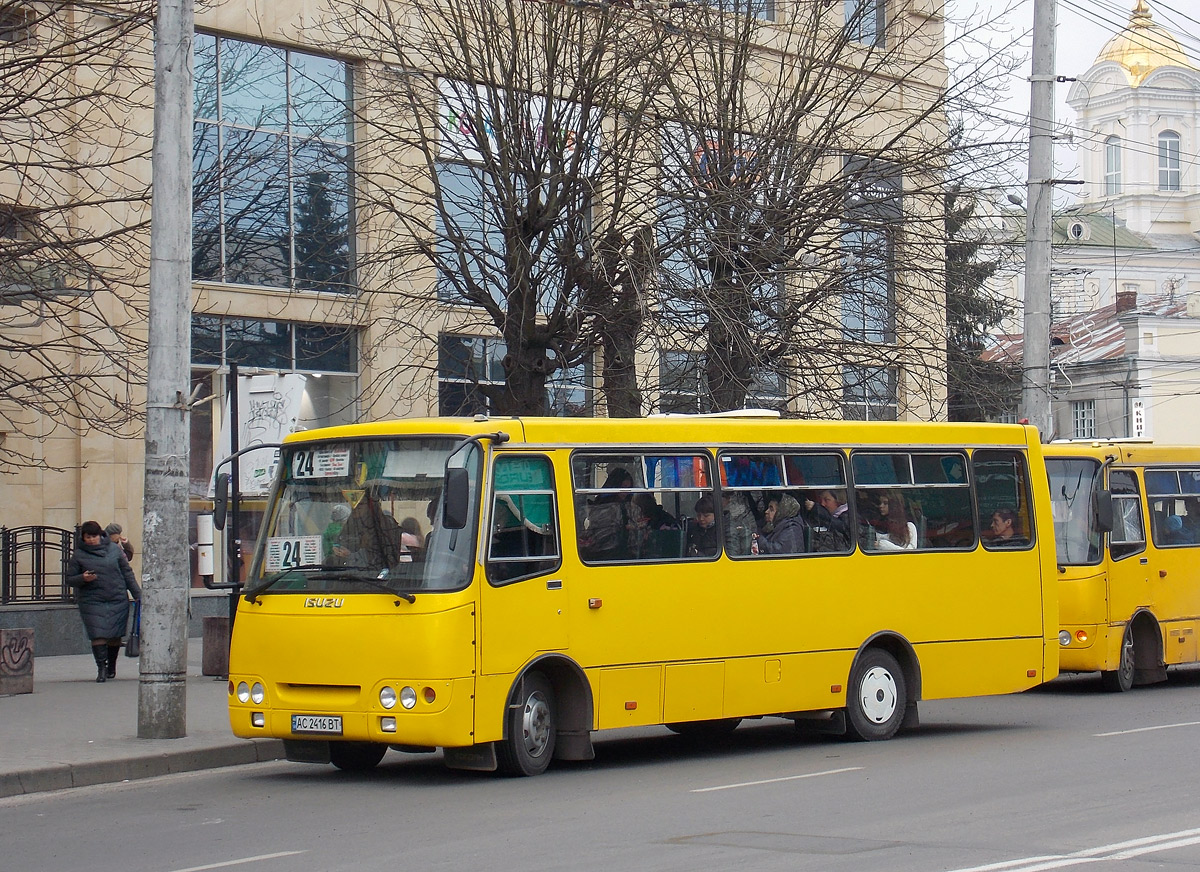 Волынская область, Богдан А092 (Y99-C39) № AC 2416 BT