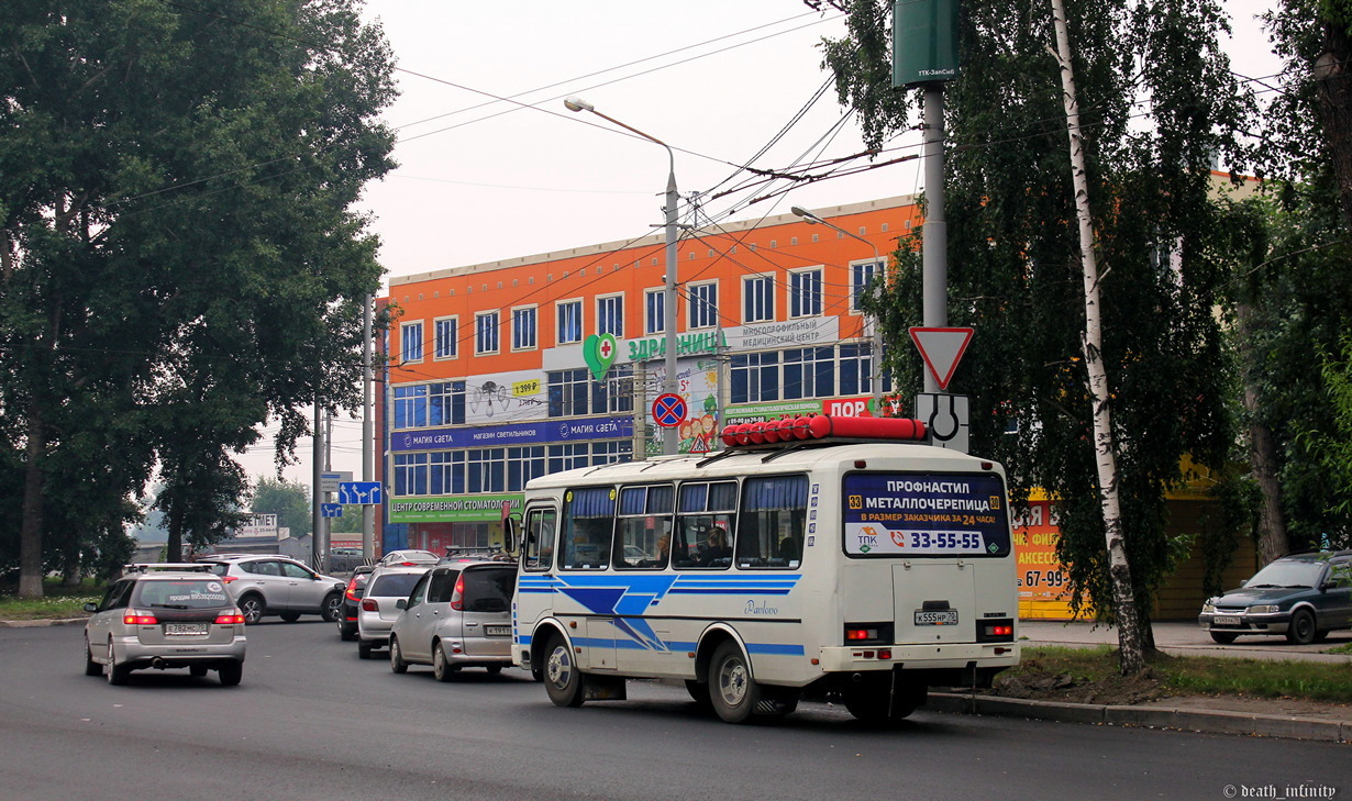 Томская область, ПАЗ-32054 № К 555 НР 70