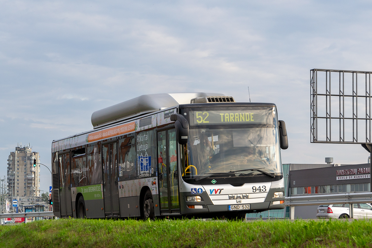 Литва, MAN A21 Lion's City NL273 CNG № 943