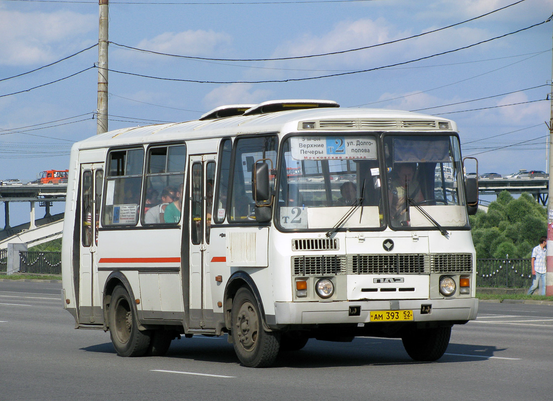 Нижегородская область, ПАЗ-32054 № АМ 393 52