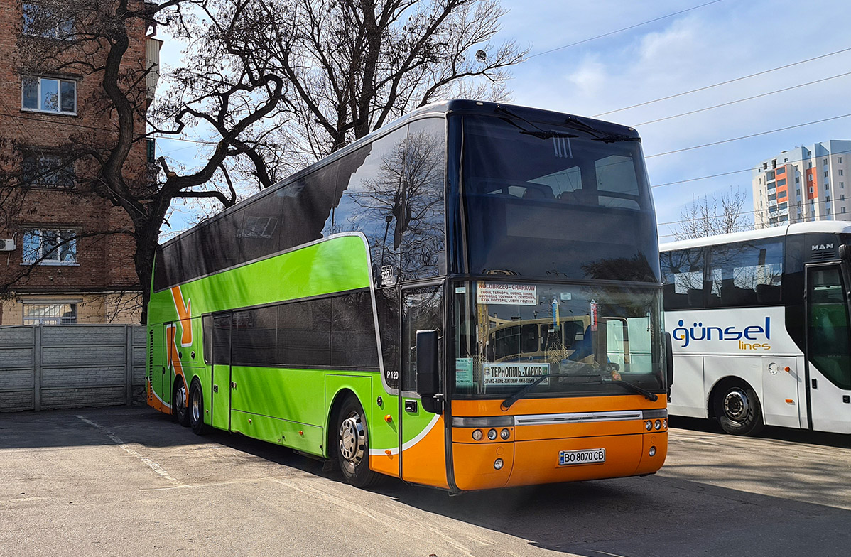 Ternopol region, Van Hool TD927 Astromega Nr. BO 8070 CB