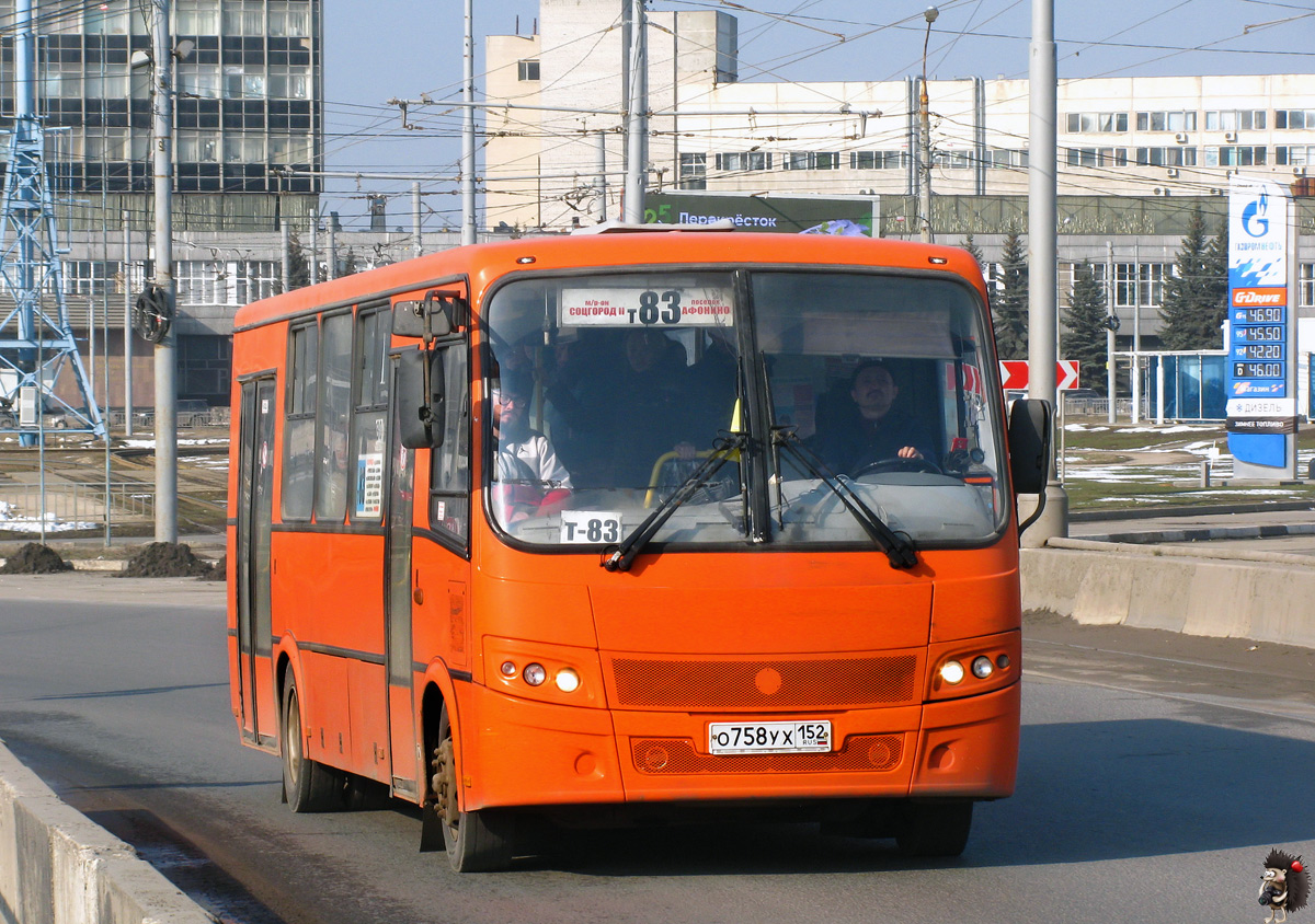 Нижегородская область, ПАЗ-320414-05 "Вектор" № О 758 УХ 152