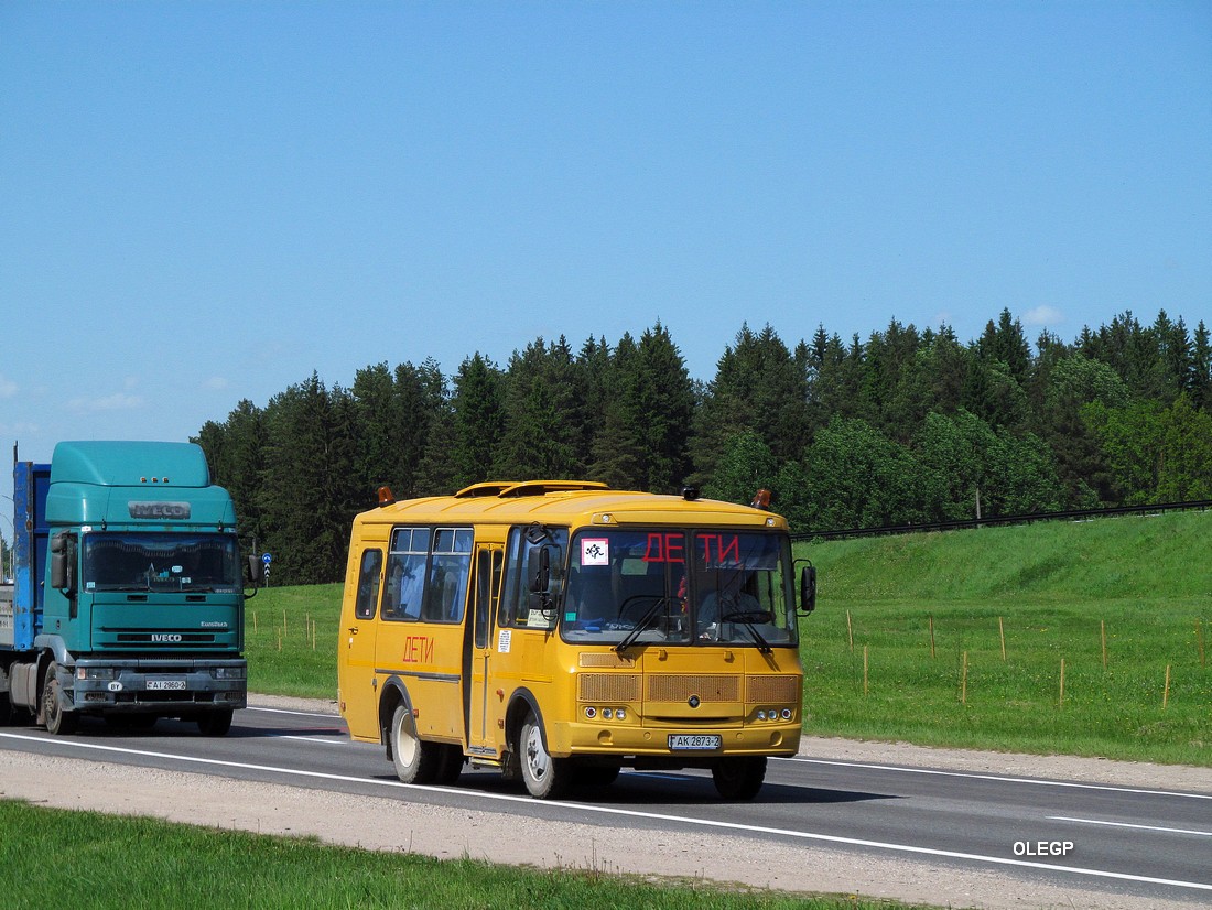 Витебская область, ПАЗ-32053-70 № АК 2873-2