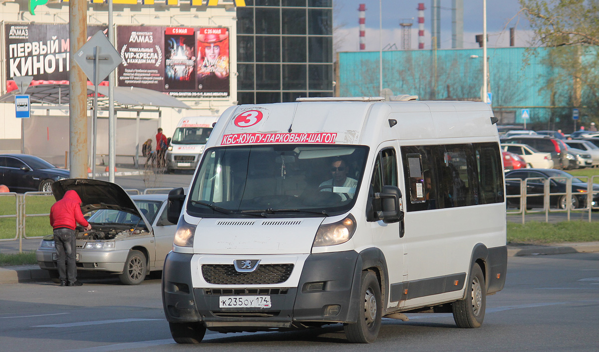 Челябинская область, Нижегородец-2227SK (Peugeot Boxer) № К 235 ОУ 174