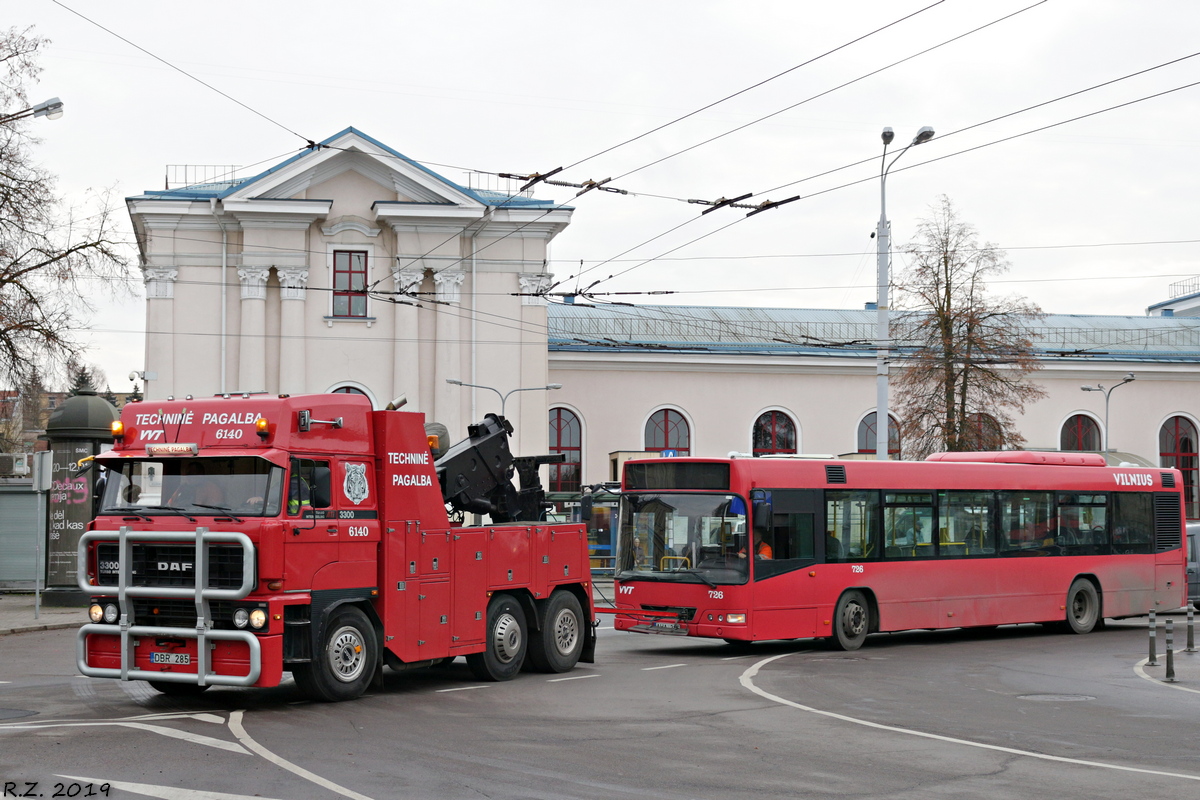 Литва, Volvo 7700 № 726; Литва — Поломанные автобусы и техпомощи