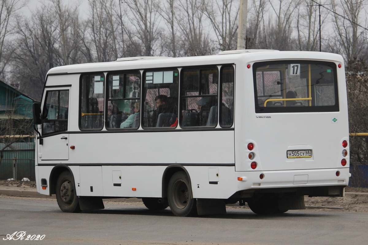 Тамбовская область, ПАЗ-320302-22 "Вектор" № Н 505 СУ 68