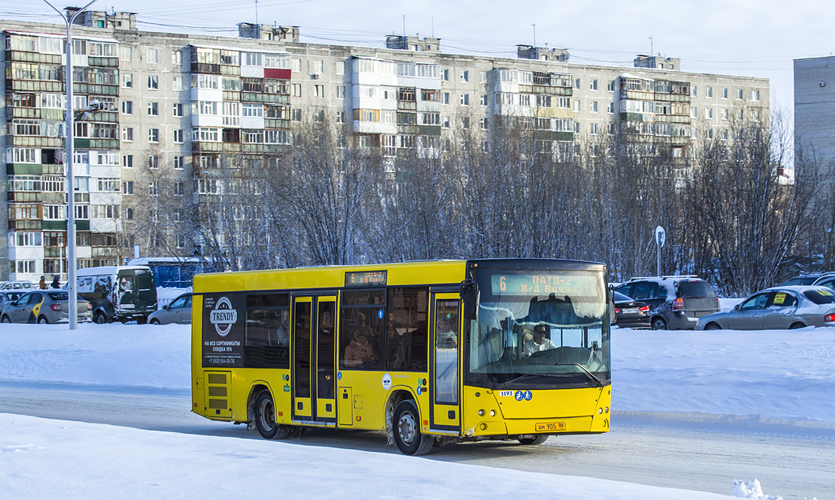 Ханты-Мансийский АО, МАЗ-206.085 № 1193