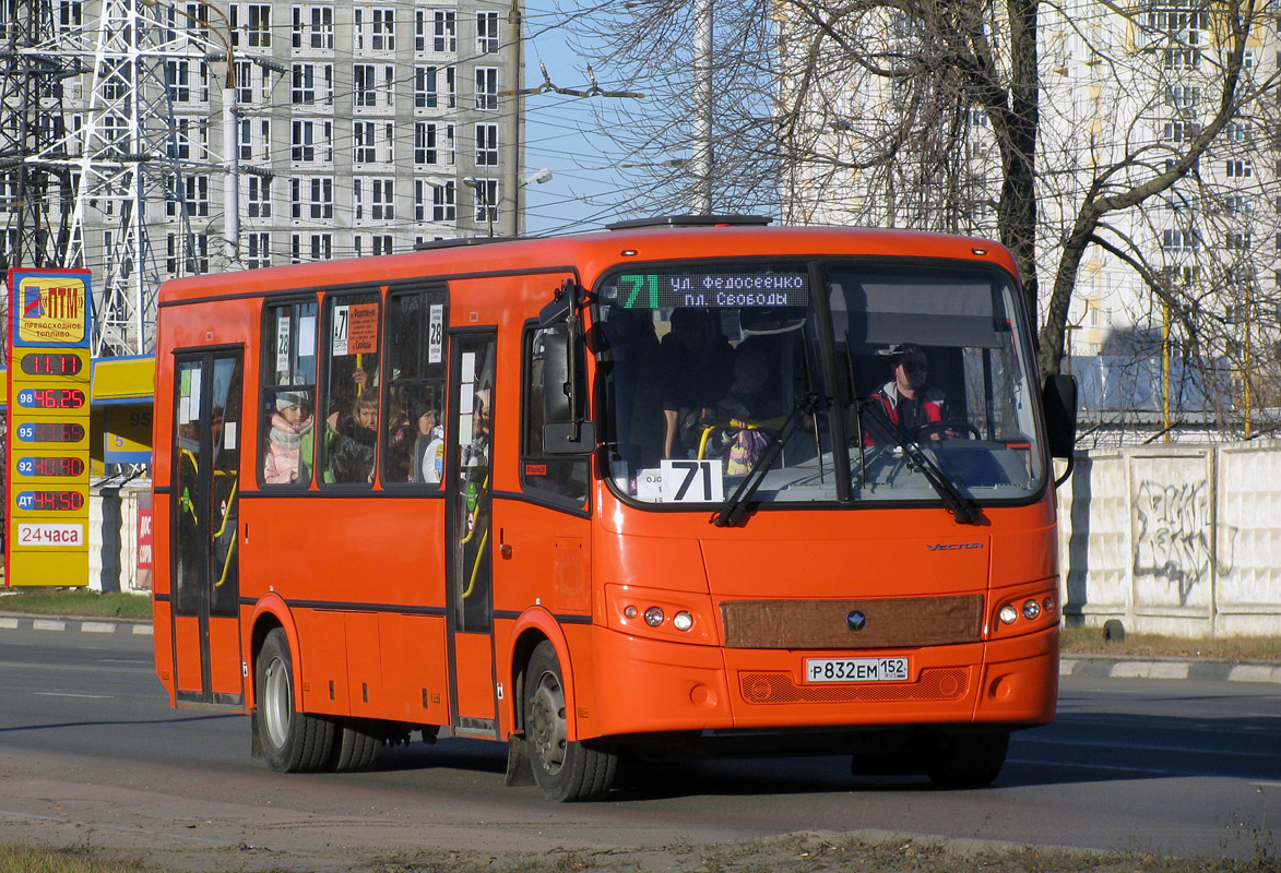 Нижегородская область, ПАЗ-320414-05 "Вектор" (1-2) № Р 832 ЕМ 152