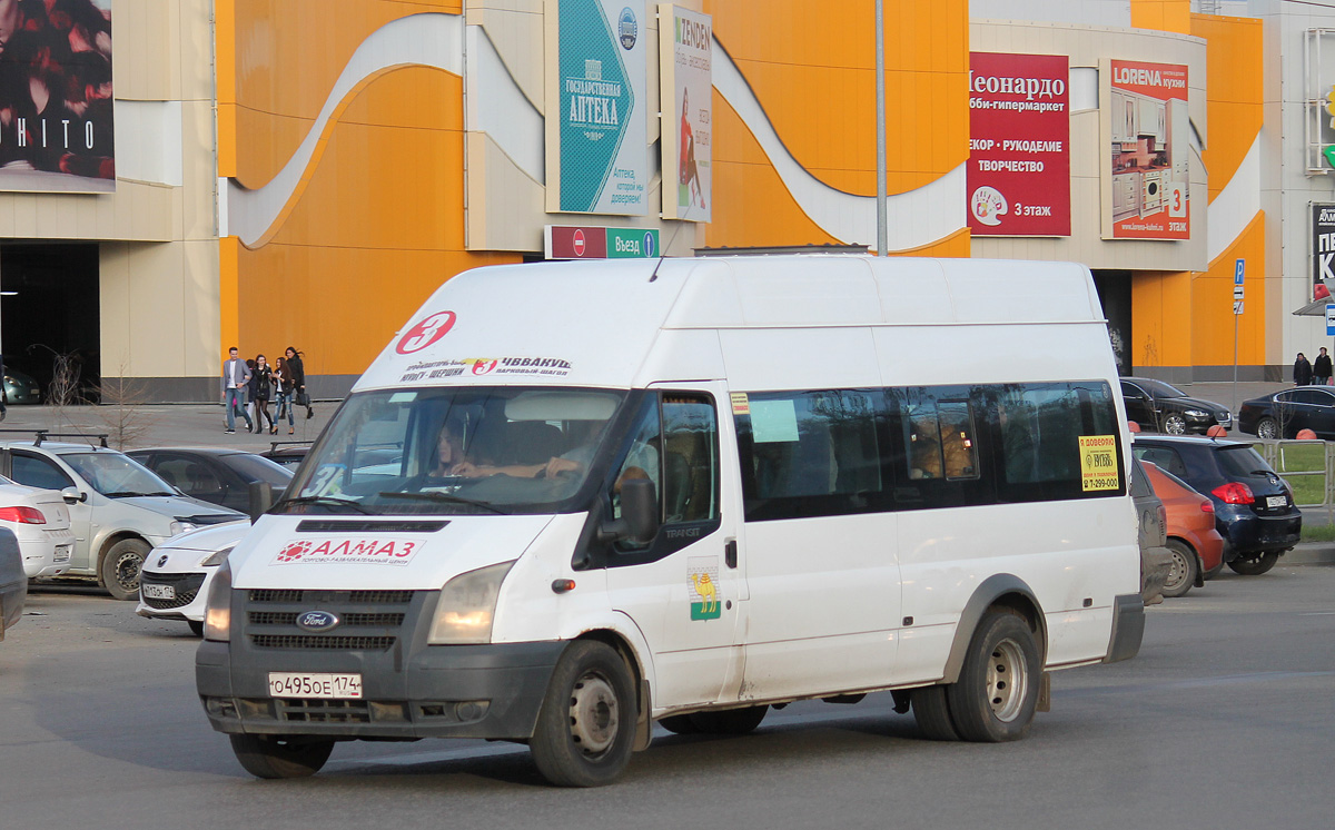 Chelyabinsk region, Nizhegorodets-222702 (Ford Transit) č. О 495 ОЕ 174