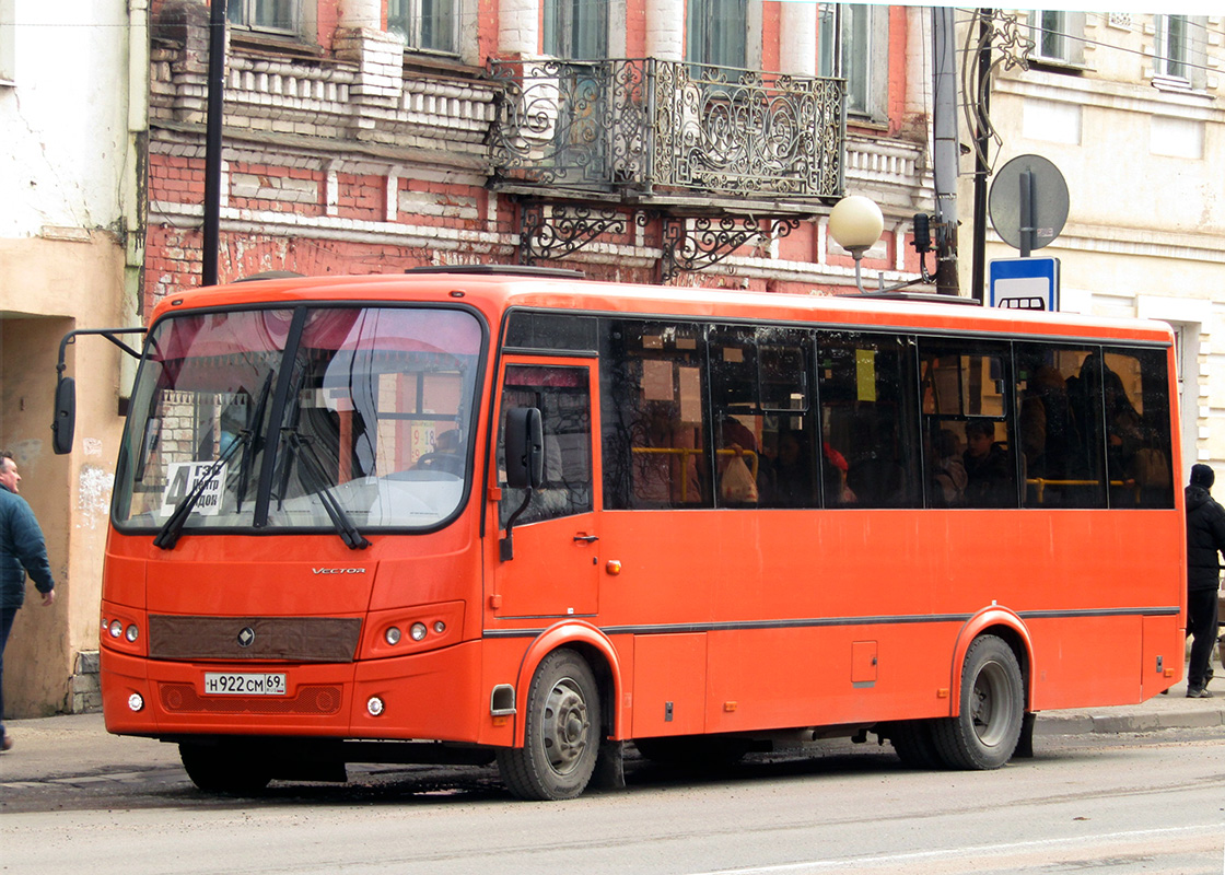 Тверская область, ПАЗ-320414-04 "Вектор" № Н 922 СМ 69