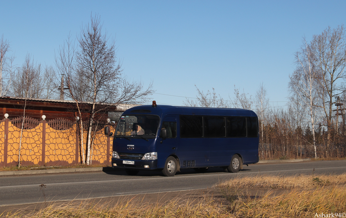 Красноярский край, Hyundai County № У 708 ВМ 124