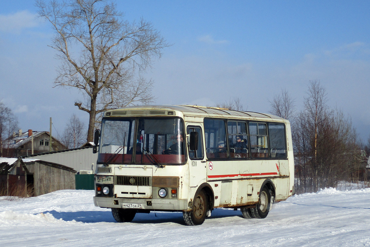 Архангельская область, ПАЗ-32054 № М 427 ОА 29