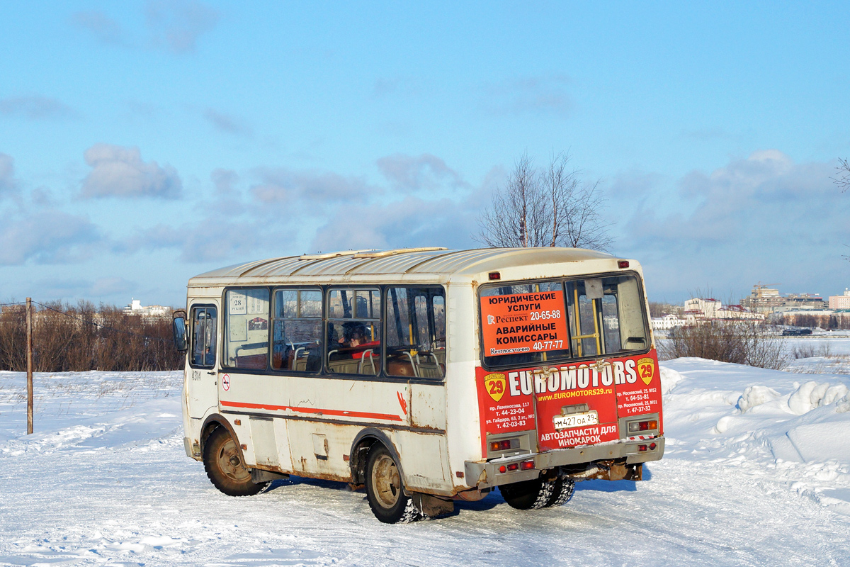 Архангельская область, ПАЗ-32054 № М 427 ОА 29