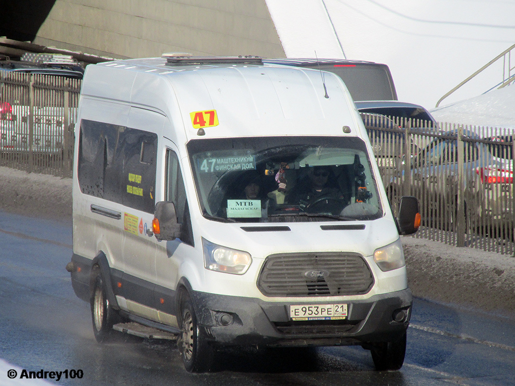 Чувашия, Нижегородец-222708 (Ford Transit FBD) № Е 953 РЕ 21