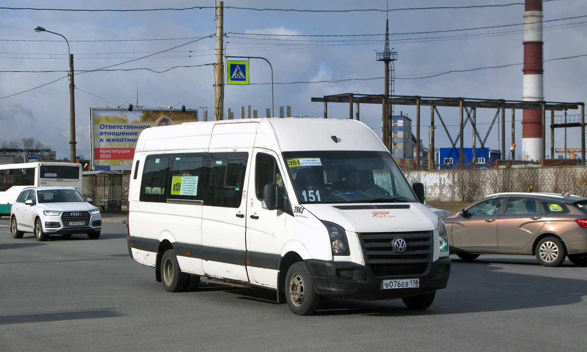 Санкт-Петербург, БТД-2219 (Volkswagen Crafter) № 2963