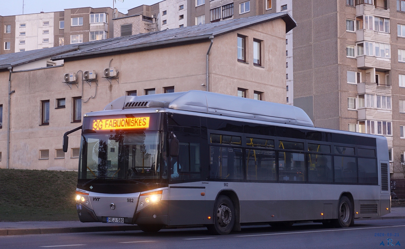 Литва, Castrosua CS.40 City Versus GNC 12 № 982