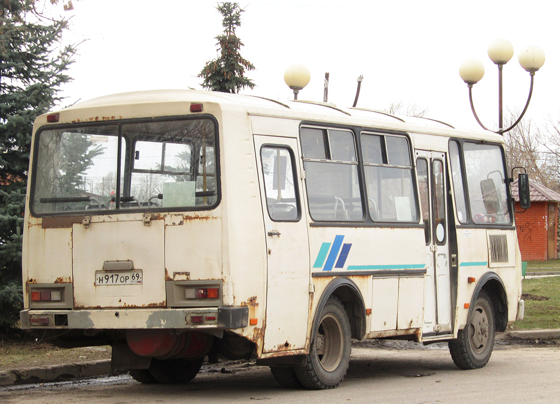 Тверская область, ПАЗ-32053 № Н 917 ОР 69