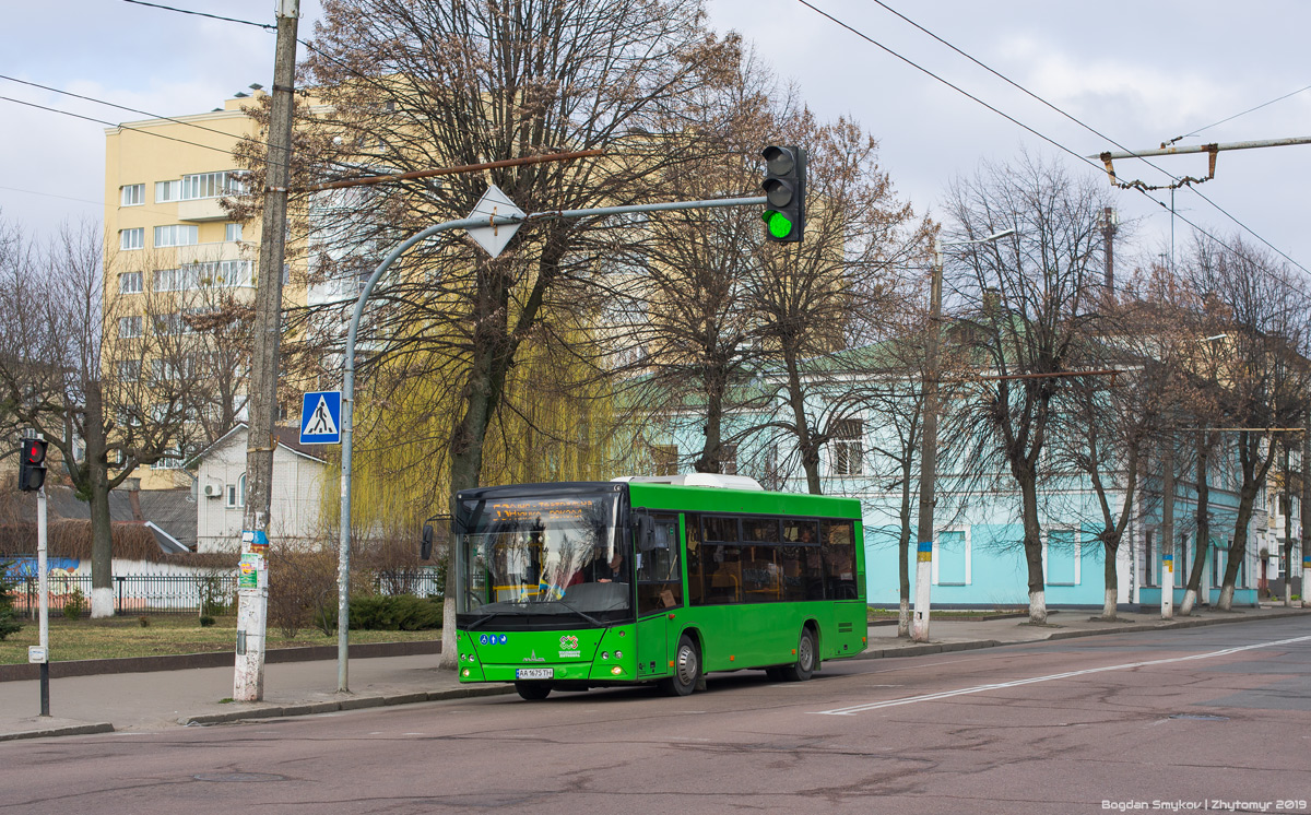 Житомирская область, МАЗ-206.086 № AA 1675 TH