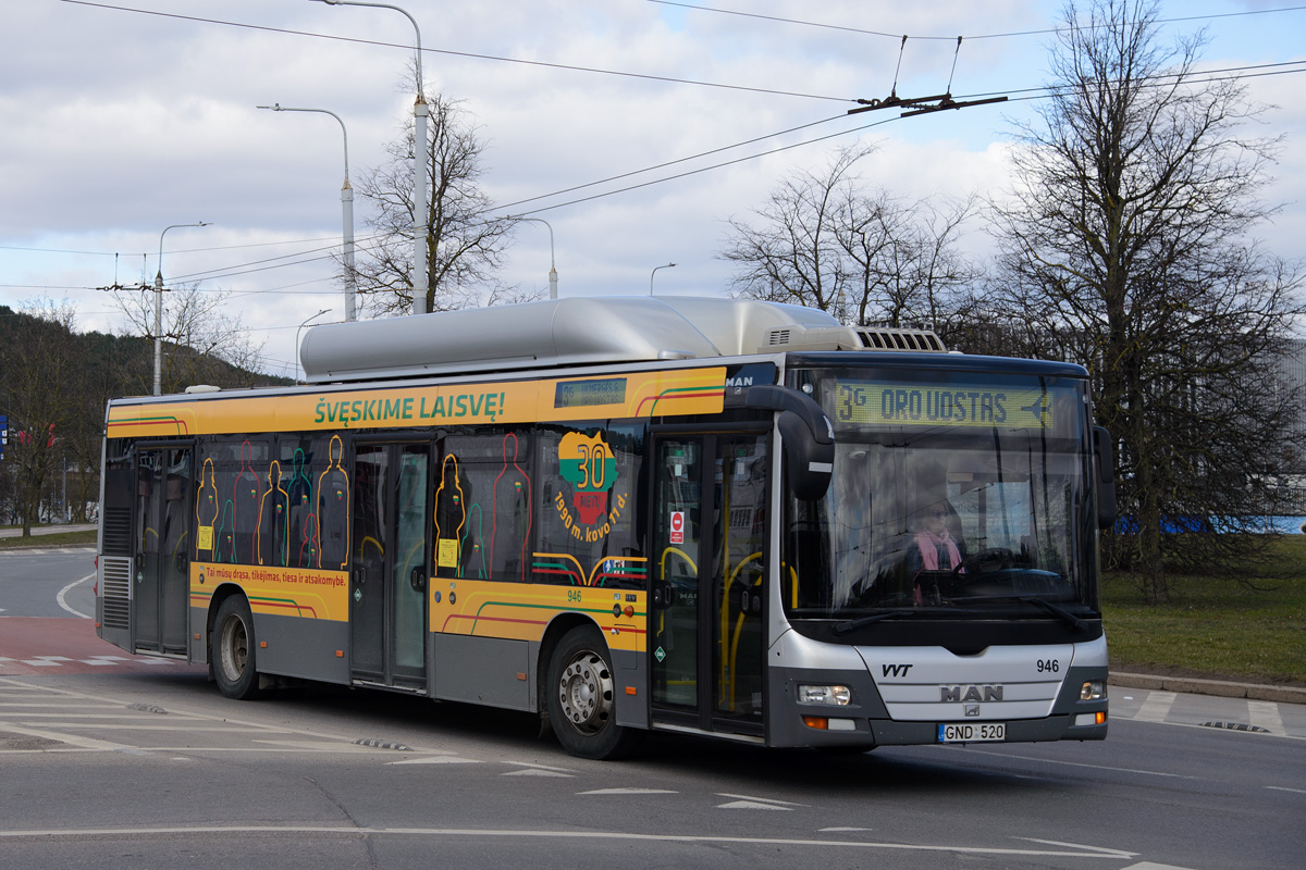 Литва, MAN A21 Lion's City NL273 CNG № 946