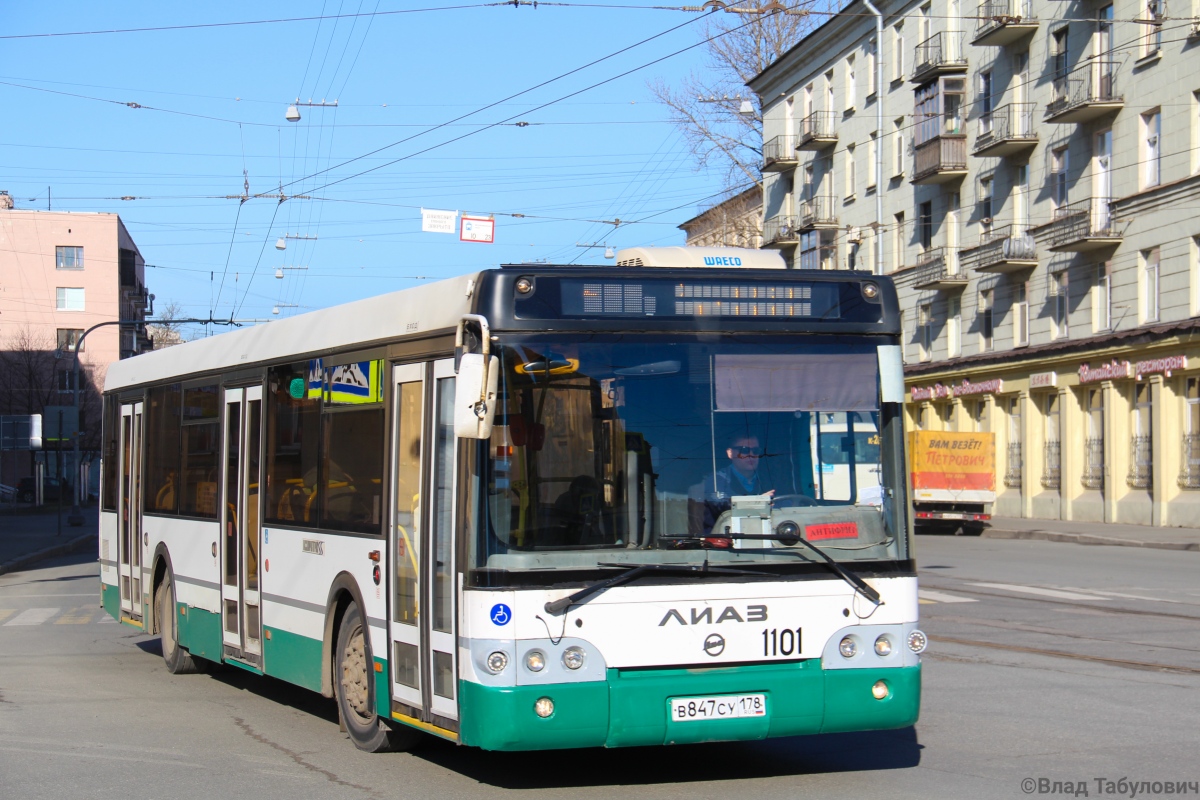 Санкт-Петербург, ЛиАЗ-5292.60 № 1101