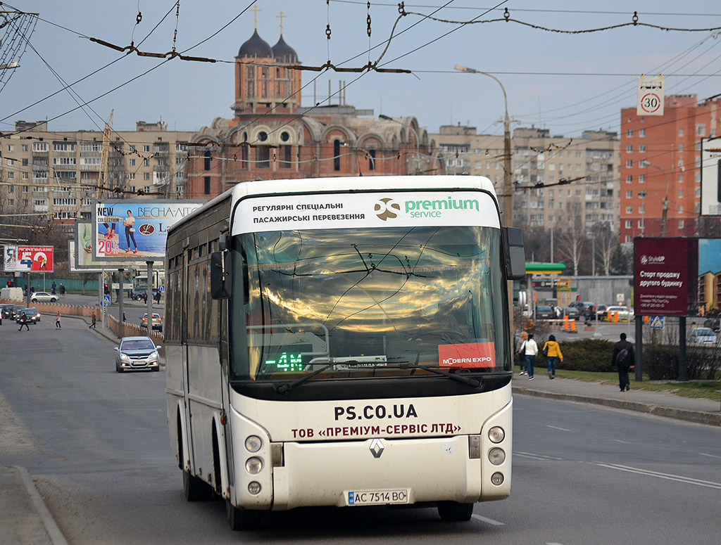 Волынская область, Irisbus Ares 12.8M № AC 7514 BO