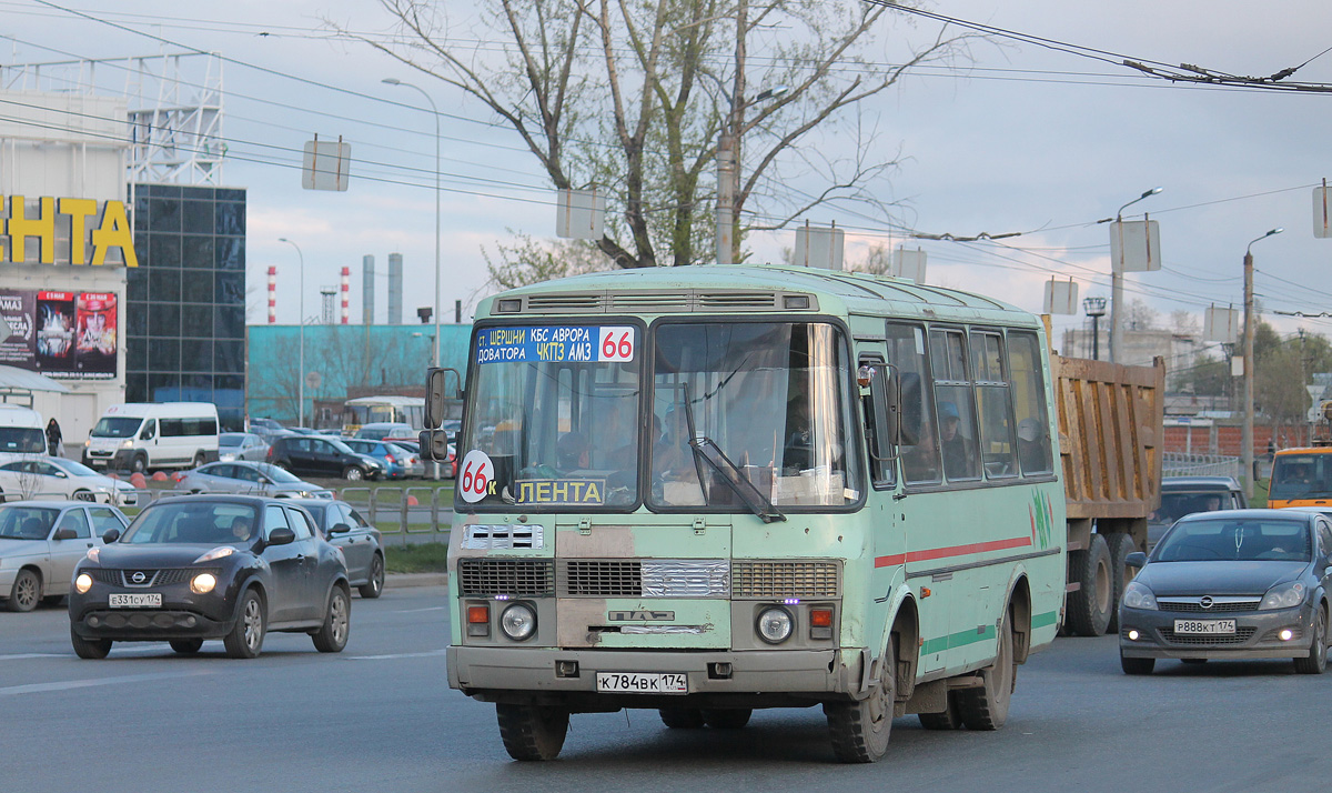 Челябинская область, ПАЗ-32054 № К 784 ВК 174