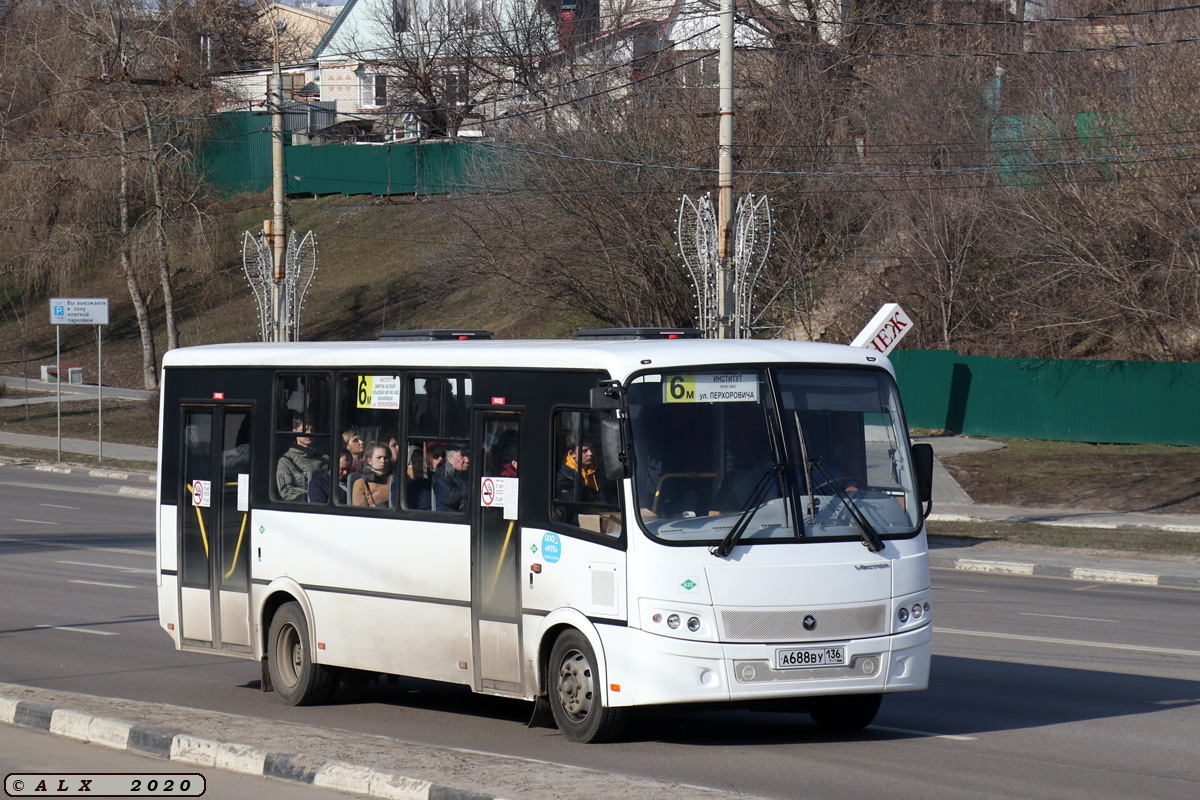 Воронежская область, ПАЗ-320414-14 "Вектор" № А 688 ВУ 136