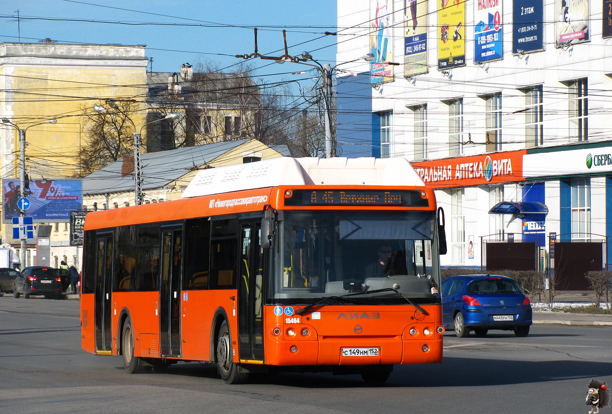 Нижегородская область, ЛиАЗ-5292.67 (CNG) № 15464