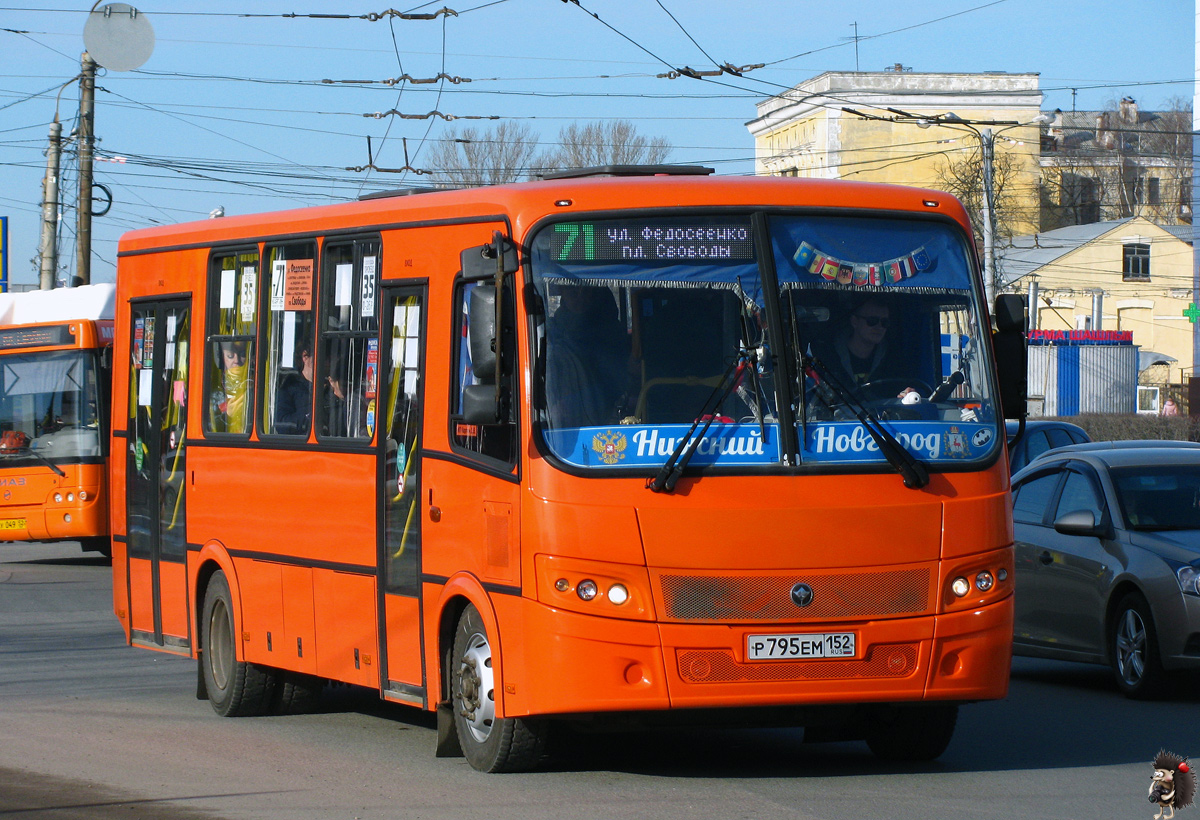 Nizhegorodskaya region, PAZ-320414-05 "Vektor" # Р 795 ЕМ 152